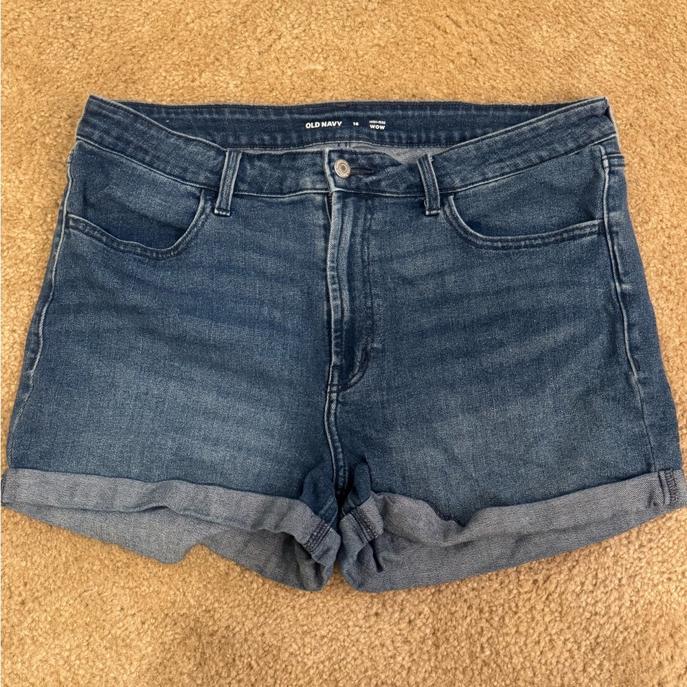 Old Navy Women's Dark Blue Jean Shorts